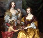 欧洲12-19世纪油画五_DYCK, Sir Anthony Van - Lady Elizabeth Thimbelby and her Sister